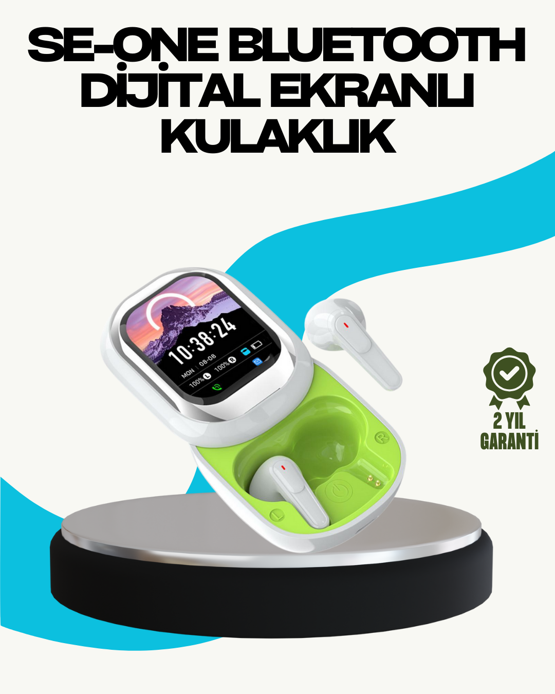 Gürültü Engelleyici Uzun Pil Ömürlü Stereo Bluetooth Kulak İçi Kulaklık