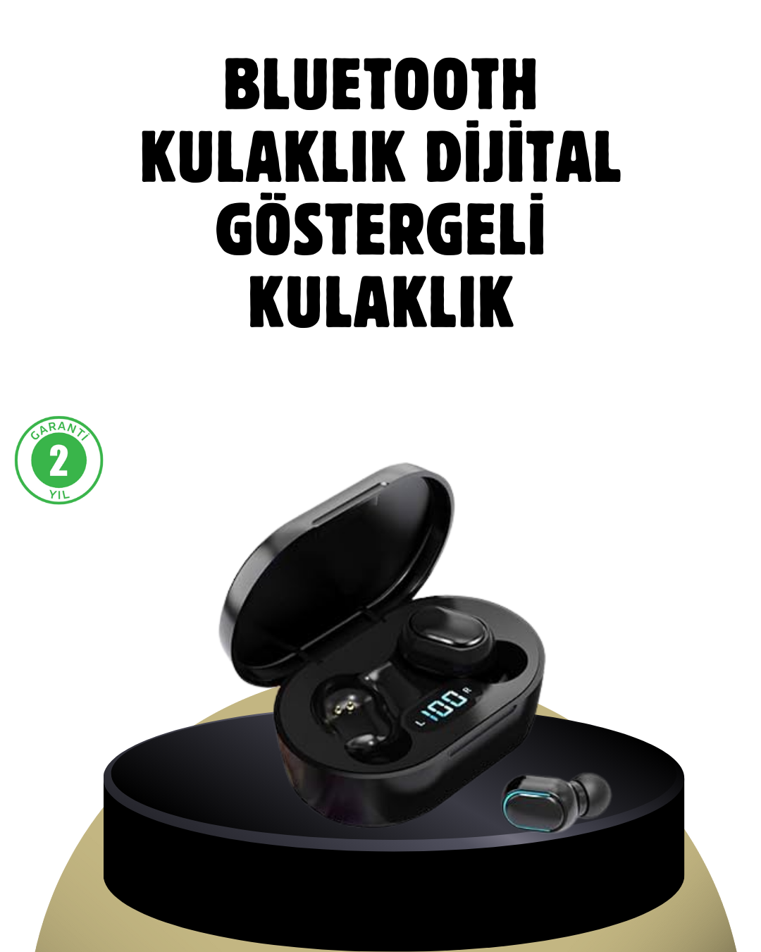 iOS ve Android Uyumlu Bluetooth 5.0 Kulaklık