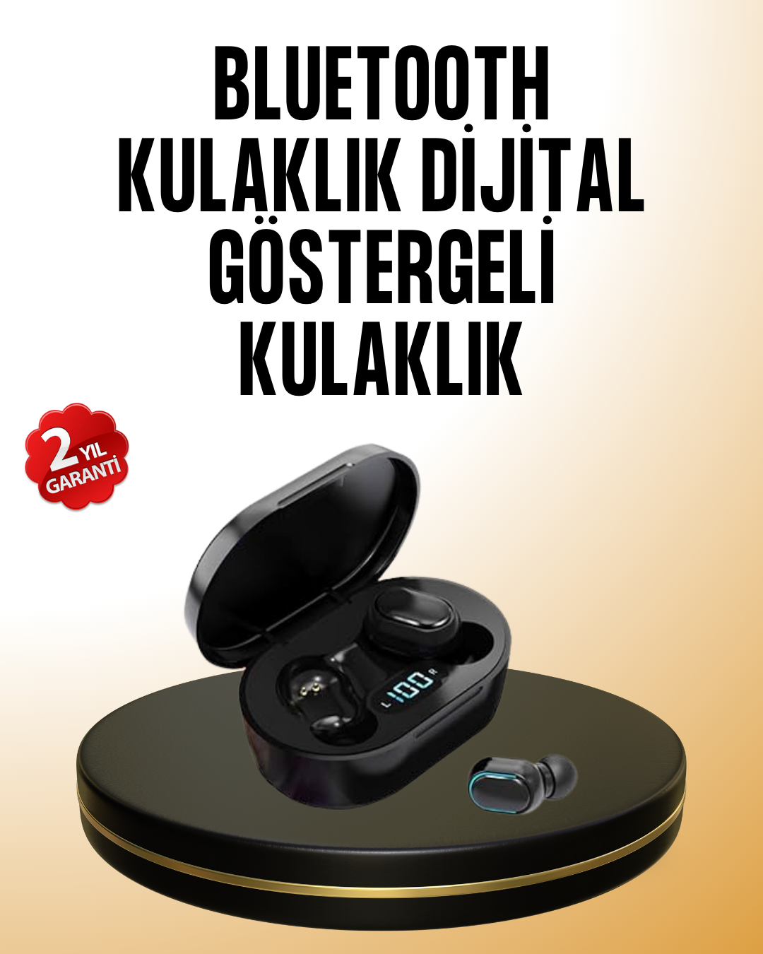 Derin Bass ve Net Tiz Özellikli Bluetooth Kulaklık