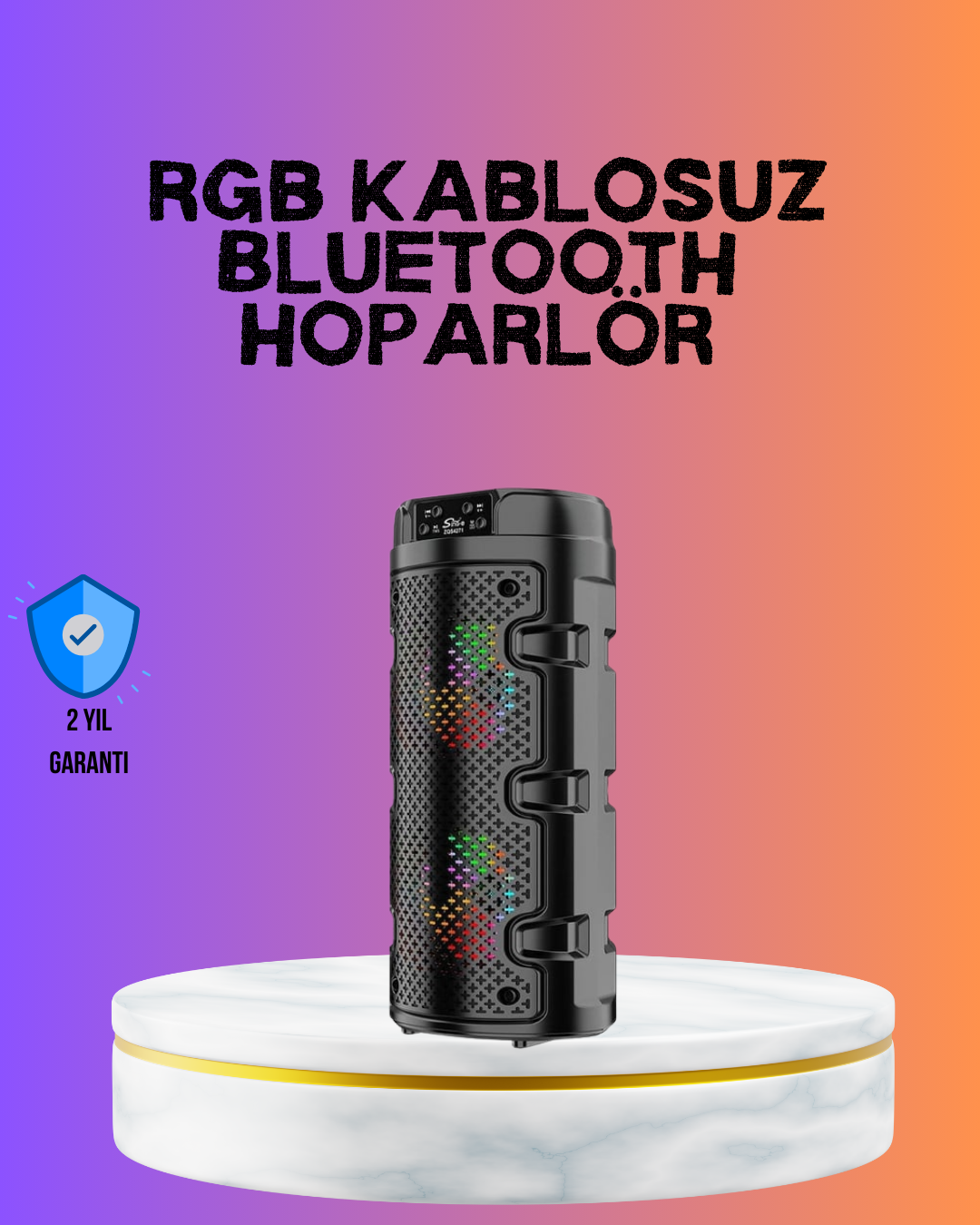 Güçlü Bass ve Net Tiz Özellikli Kablosuz Hoparlör