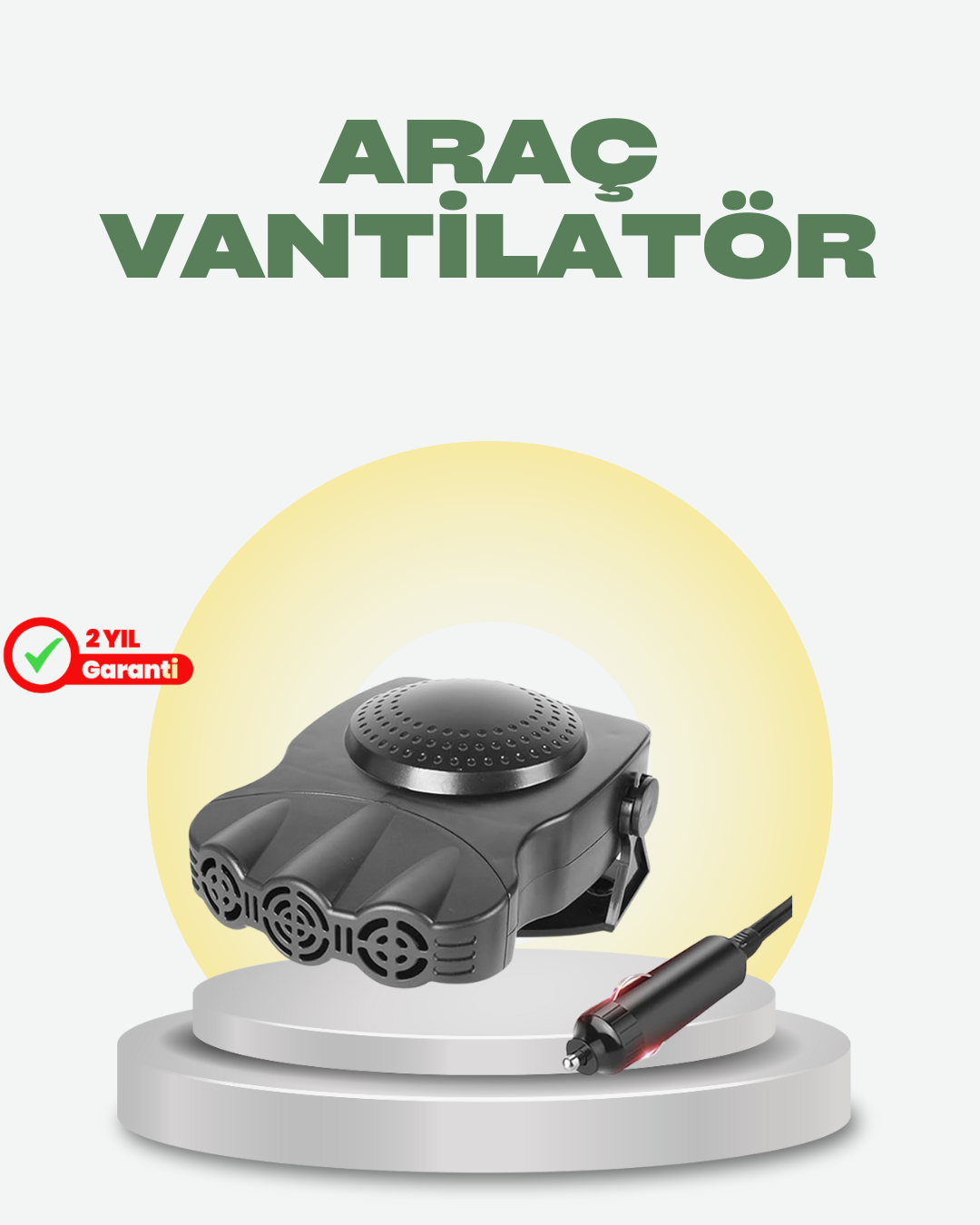 Çok Fonksiyonlu Araç İçi Isıtıcı ve Hava Temizleyici