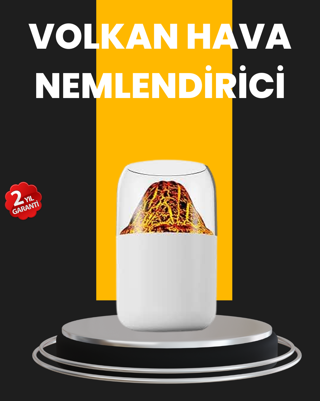 Su Hazneli LED Işıklı Aromaterapi Difüzörü