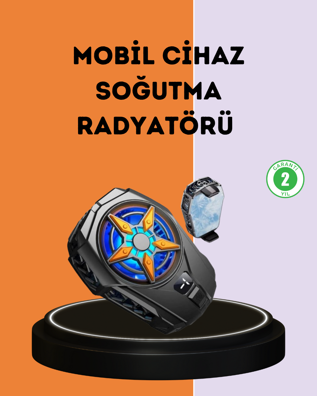 Evrensel Uyumlu Type-C Şarjlı Cep Telefonu Radyatörü
