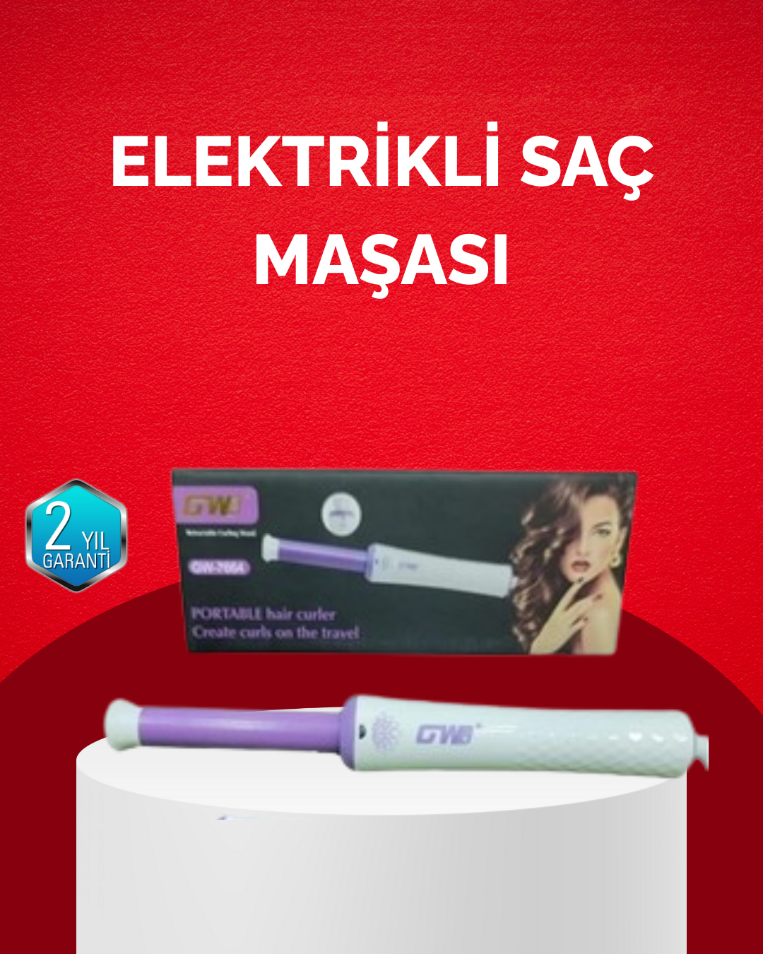 Elektriklenme Önleyici Saç Şekillendirici – Seramik Kaplama Maşa
