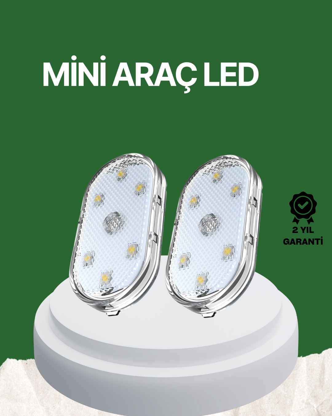 Dokunmatik Sensörlü Şarjlı Araç İçi Ambiyans Aydınlatma