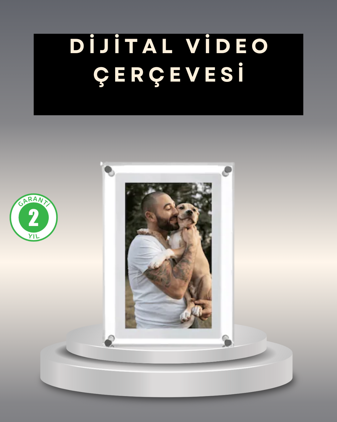 Fotoğraf, Video ve Müzik Destekli 7 İnç IPS Dijital Çerçeve – Çoklu Medya Deneyimi