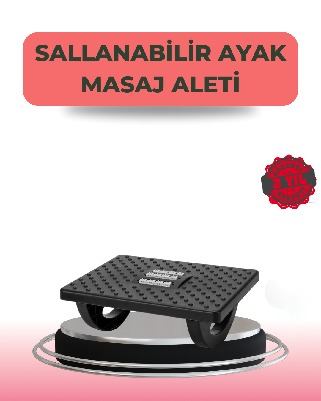 Kaymaz Yüzeyli Ayak Masaj Aleti – 9 Kade