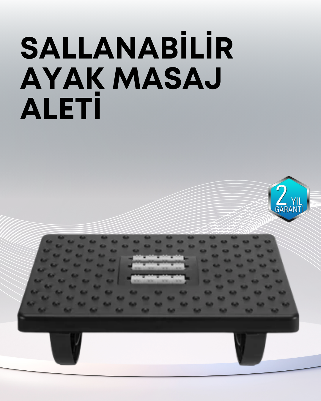 Ayak Destek ve Masaj Aleti – Ergonomik, Isıtmalı, Ayarlanabilir Yükseklik
