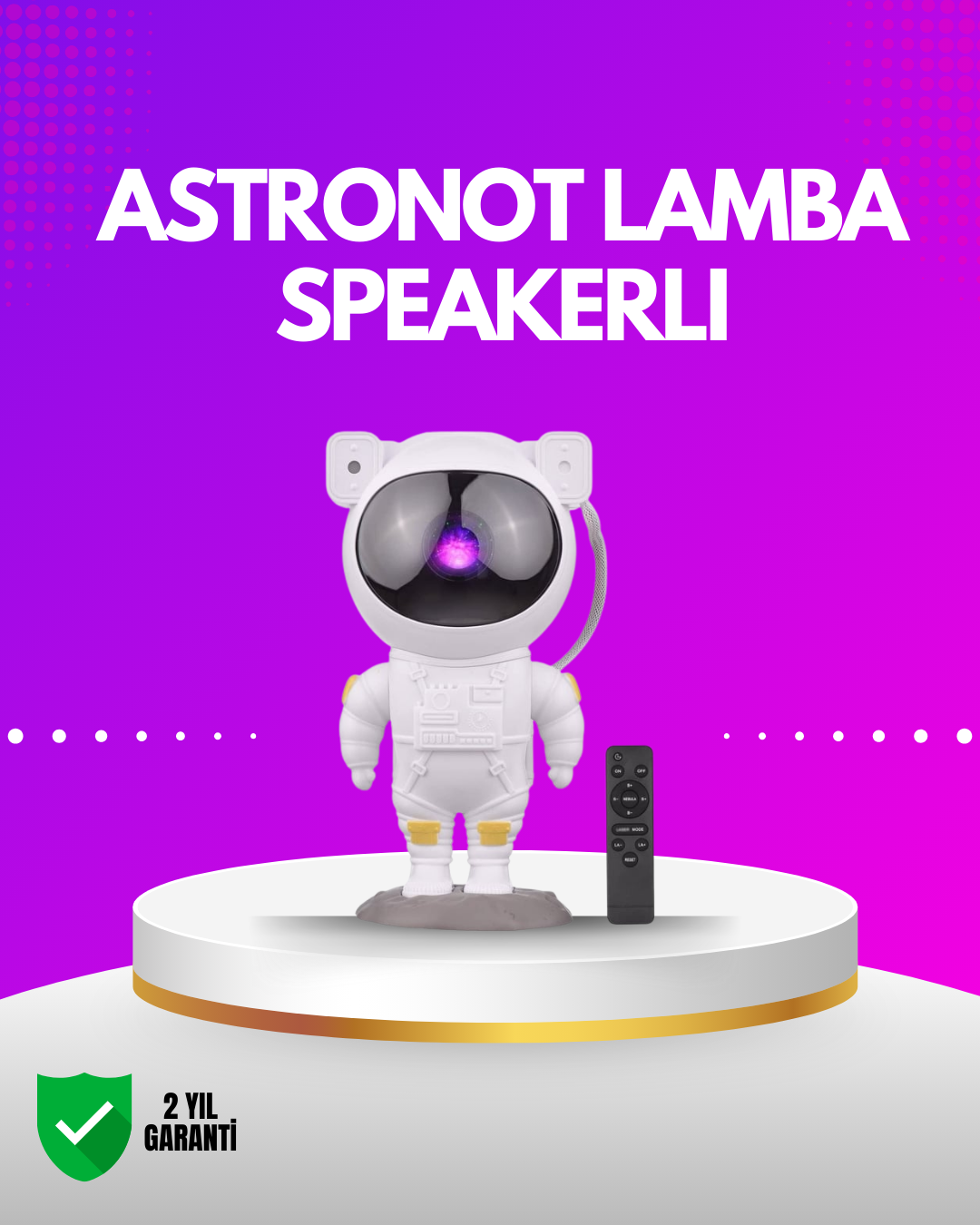 Bluetooth Bağlantılı  Sesli Projeksiyon Cihazı