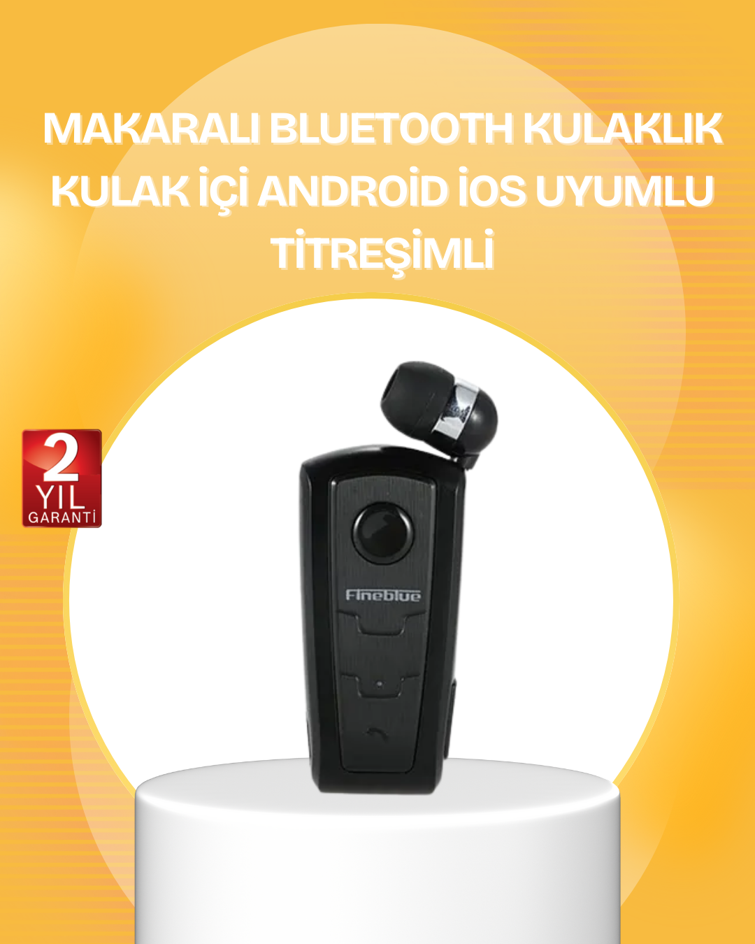 Fineblue F910 Bluetooth Kulaklık Gürültü Azaltma Titreşimli Tasarım