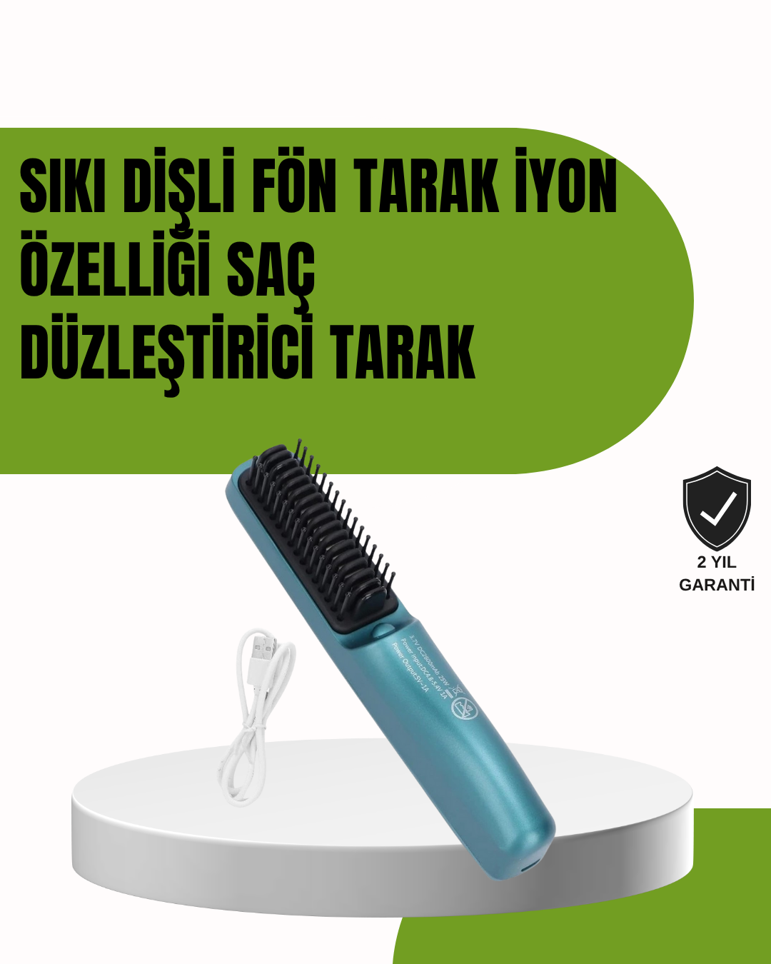 Negatif İyonlu Seramik Düzleştirici – Kablosuz Kullanım
