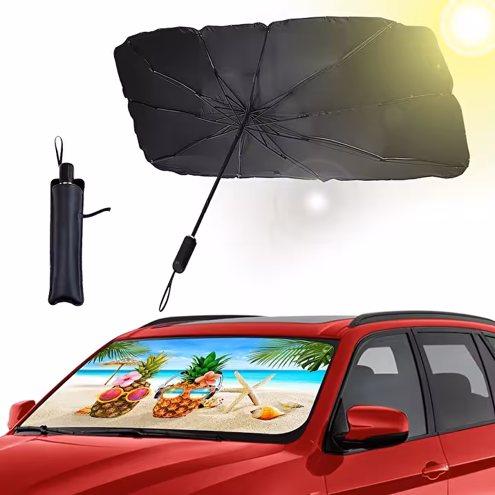 Toyota Yaris, VW Polo, Kia Rio, Fiat Punto, Hyundai Accent Blue Uyumlu Oto Şemsiye