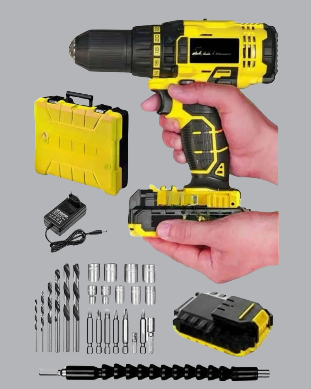 Hafif ve Ergonomik 12V Kablosuz Matkap | Hızlı Şarj ve Uzun Pil Ömrü