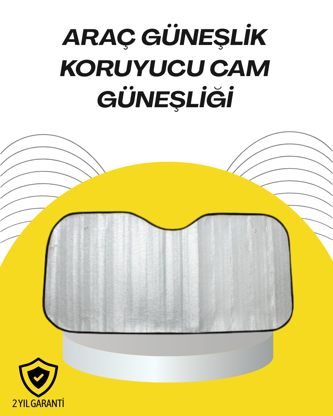 Katlanabilir Reflektörlü Oto Güneşliği – Yaz Sıcaklarına Karşı Yüksek Koruma