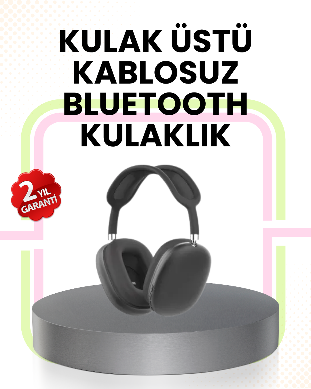 Gürültü Azaltmalı Bluetooth Kulaklık | 5 Saat Kesintisiz Müzik