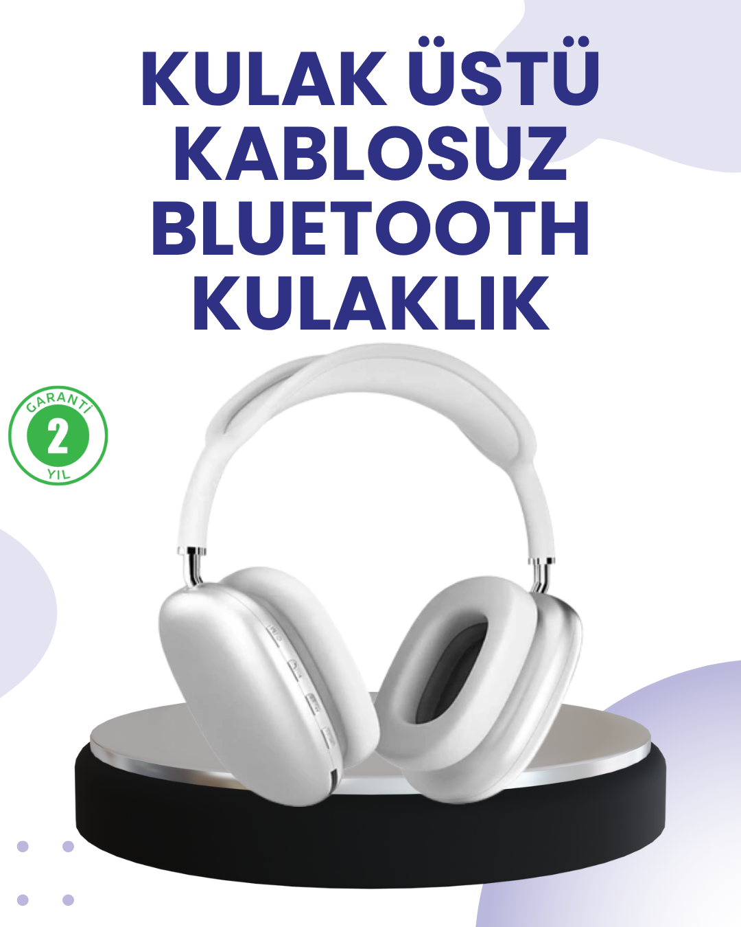 400 mAh Bataryalı Kablosuz Kulaklık | BT 5.0, Müzik & Görüşme