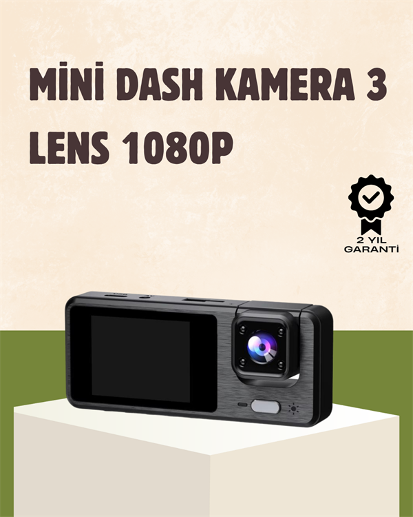 Full HD 3 Kanallı Araç Kamerası – Akıllı Çözümlerle Sürüş