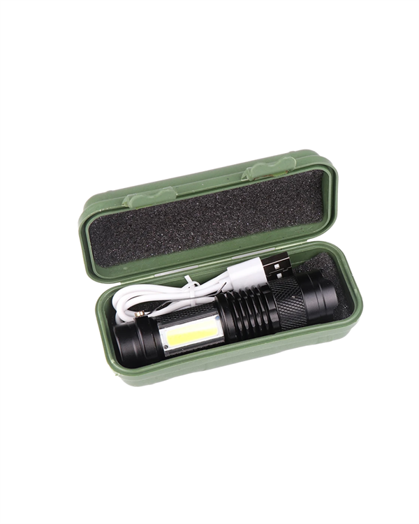 2000 Lümen LED El Feneri - Suya Dayanıklı, Odaklı, Klipsli