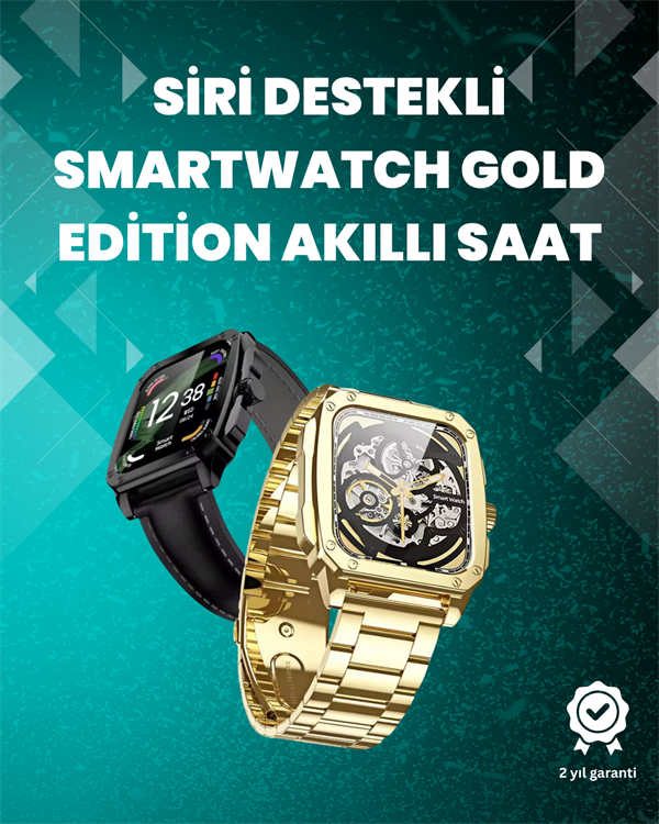 Bluetooth Arama ve Bildirim Destekli Akıllı Saat