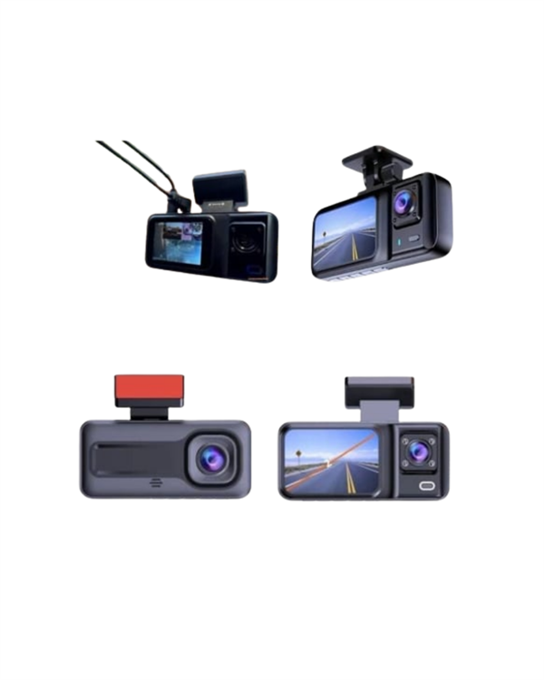 Geri Görüş Destekli Full HD Araç Kamerası – Gelişmiş 3 Kameralı Kayıt Çözümü