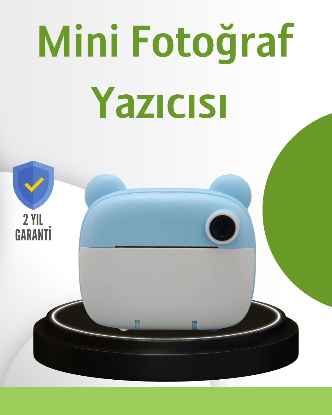 12 Özel Efektli ve Self-Timer Fonksiyonlu Baskı Kamera