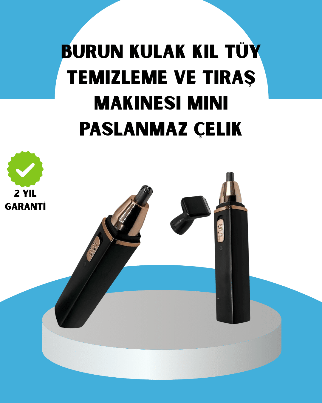 USB şarjlı, yıkanabilir başlıklı kişisel bakım cihazı-Tıraş Makinesi