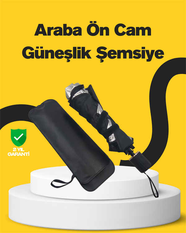 Pratik Ön Cam Güneşliği – Geniş Kapsama Alanı, Kolay Saklama