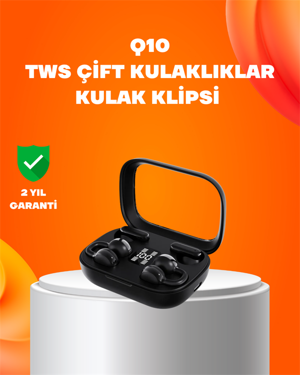 Q10 Bluetooth 5.4 Kablosuz Kulaklık – Dokunmatik, Uzun Pil Ömrü, Type-C Şarj