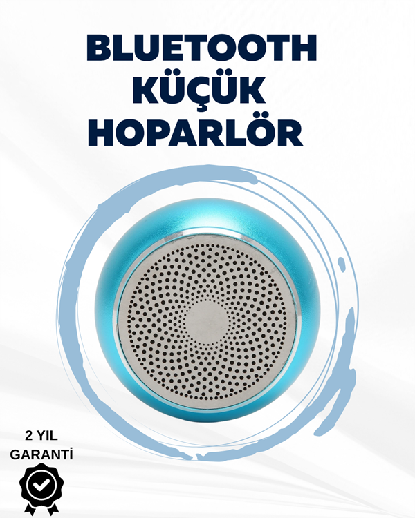 Alüminyum Gövdeli Mini Bluetooth Hoparlör – Dayanıklı ve Şık Tasarım
