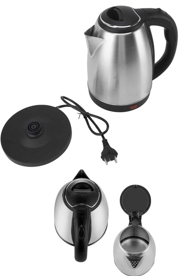 Elektrikli Paslanmaz Çelik Su Isıtcı Çelik Kettle 1.8 L...