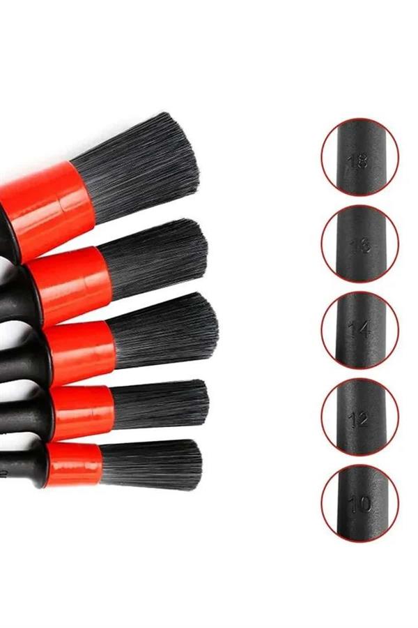 5 Parça Araç İçi Temizlik Fırçası Araç İçi-Dışı Temizleme Fırça Seti