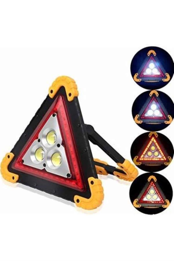 Reflektör Işıklı Ikaz Lambası Şarjlı Çok Fonksiyonlu Iş...