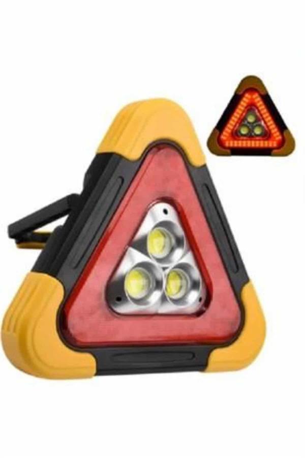 Reflektör Güneş Enerjili Taşınabilir Portatif Acil Güvenlik Işığı Araba Acil Uyarı Işığı