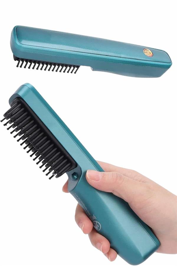 Şarjlı Saç Düzleştirici Tarak İyon Özellikli Sıkı Dişli Elektriklenme Karşıtı