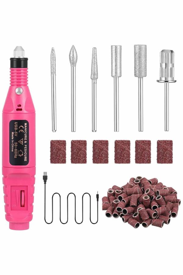Protez Tırnak Ayak Nasır Ve Tırnak Mantar Makinesi Elektrikli 12v Tırnak Törpü Seti