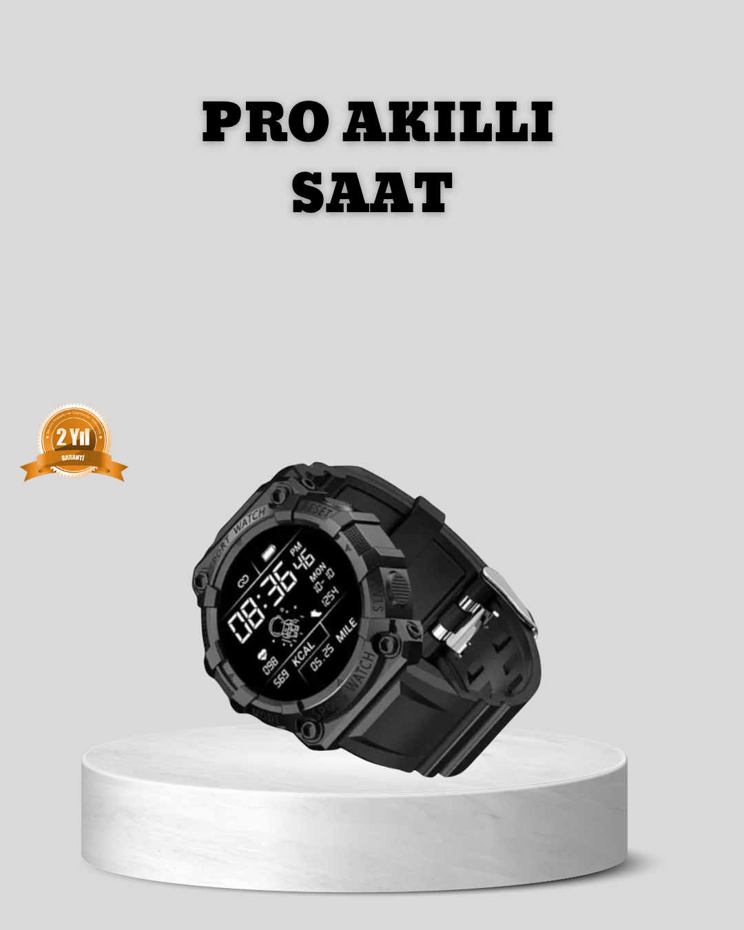 Yeni Nesil Akıllı Saat – Nabız Ölçer, Uyku Takip, Bluetooth Uyumlu, Şık Tasarım