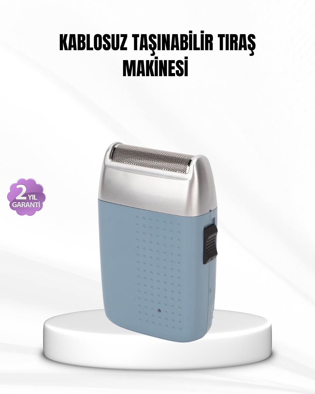 Taşınabilir Şarjlı Tıraş Makinesi – Kuru Kullanım, Özel Sakal Başlıkları
