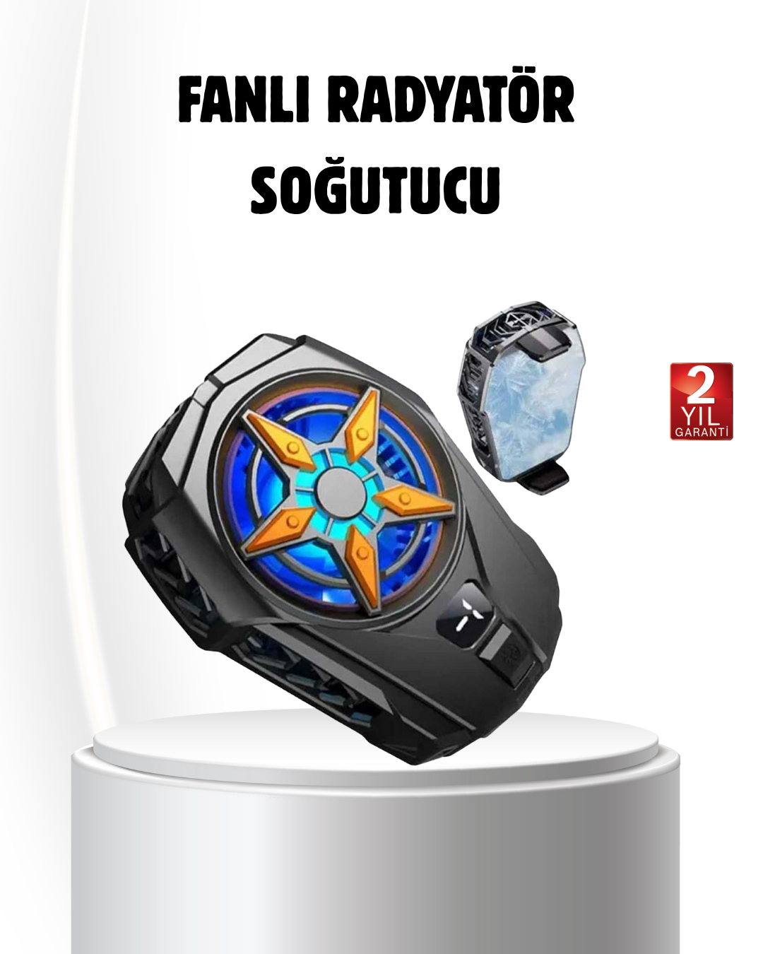 Oyun Telefonu Soğutucu Fan – Şarjlı, Sessiz ve Kompakt Mobil Soğutma Cihazı