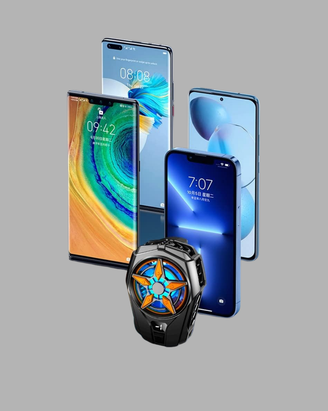 Telefon Soğutucu Radyatör Type-C Bağlantılı 2 Kademeli Dijital Kontrollü