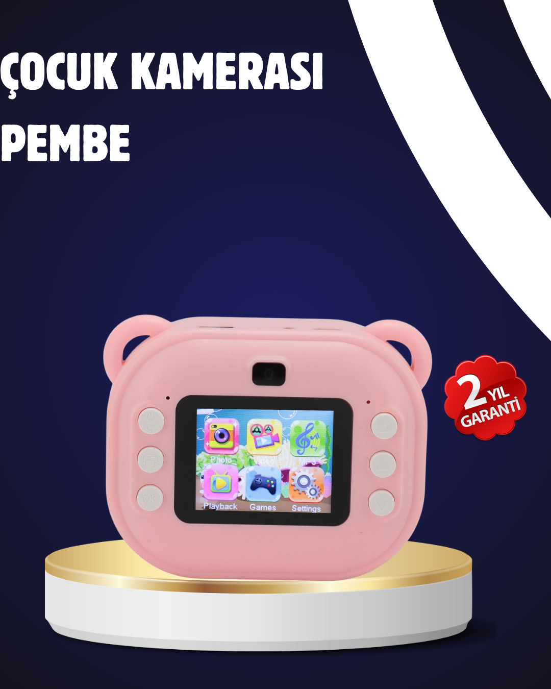 Termal Baskılı Şipşak Kamera – 1080P HD, 24MP, Çift Lensli ve Müzik Oynatıcılı