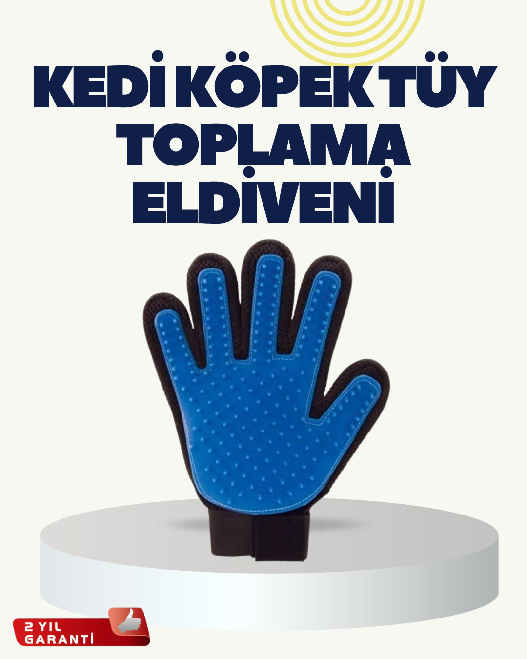 Yumuşak Silikonlu Kedi ve Köpek Tüy Toplama Eldiveni – ...