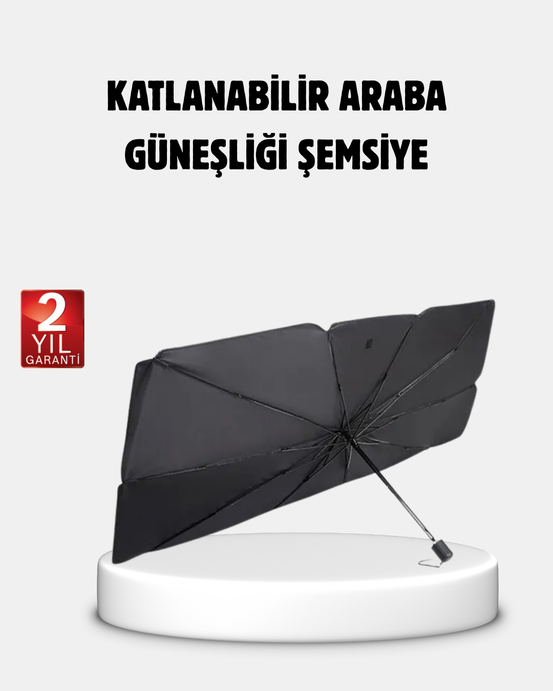 360° Ayarlanabilir Ön Cam Güneşliği – Pratik Kullanım ve Dayanıklı Yapı