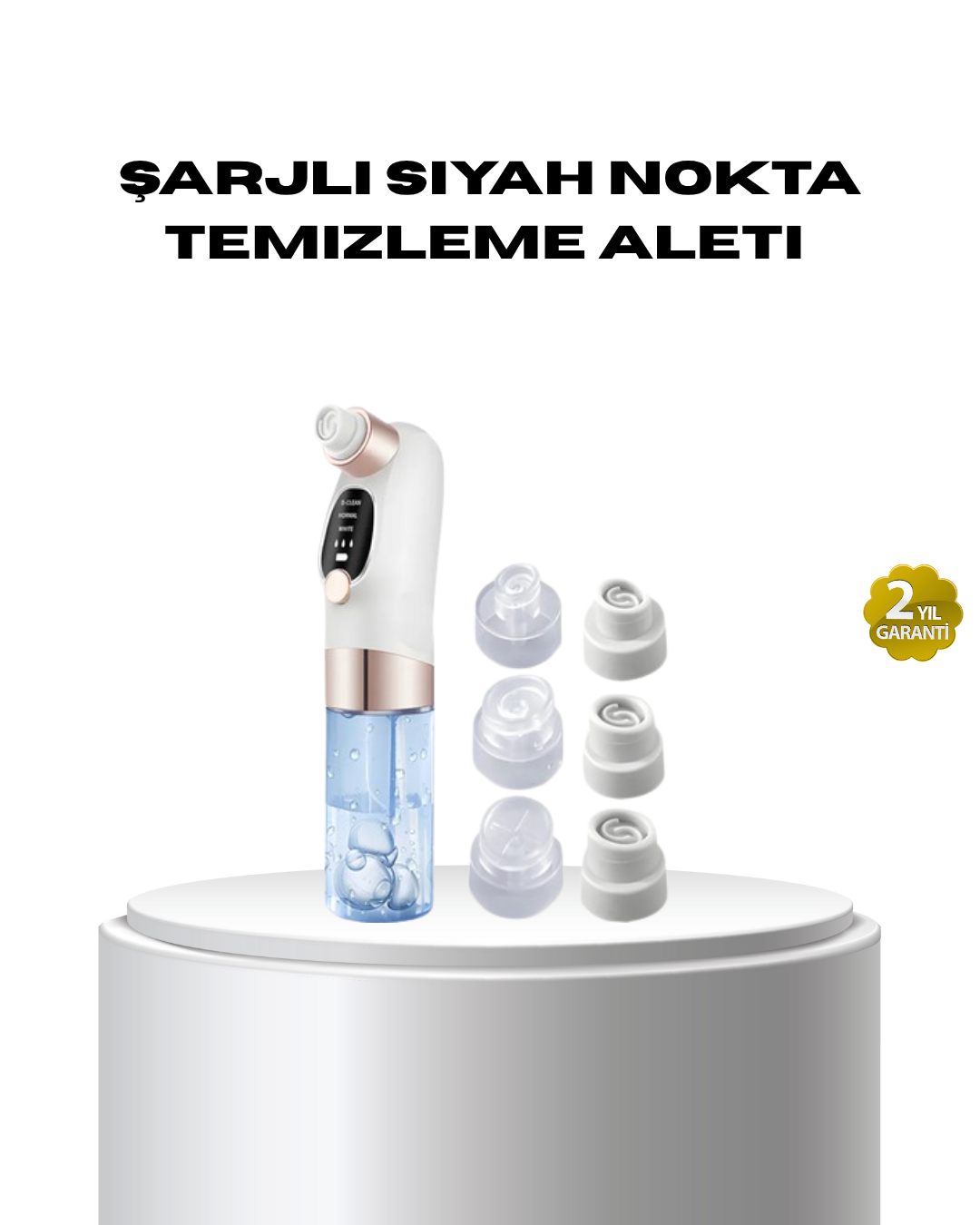 Ayarlanabilir Güç Seviyeli Vakumlu Siyah Nokta Temizleme Cihazı – Derin Gözenek Temizliği