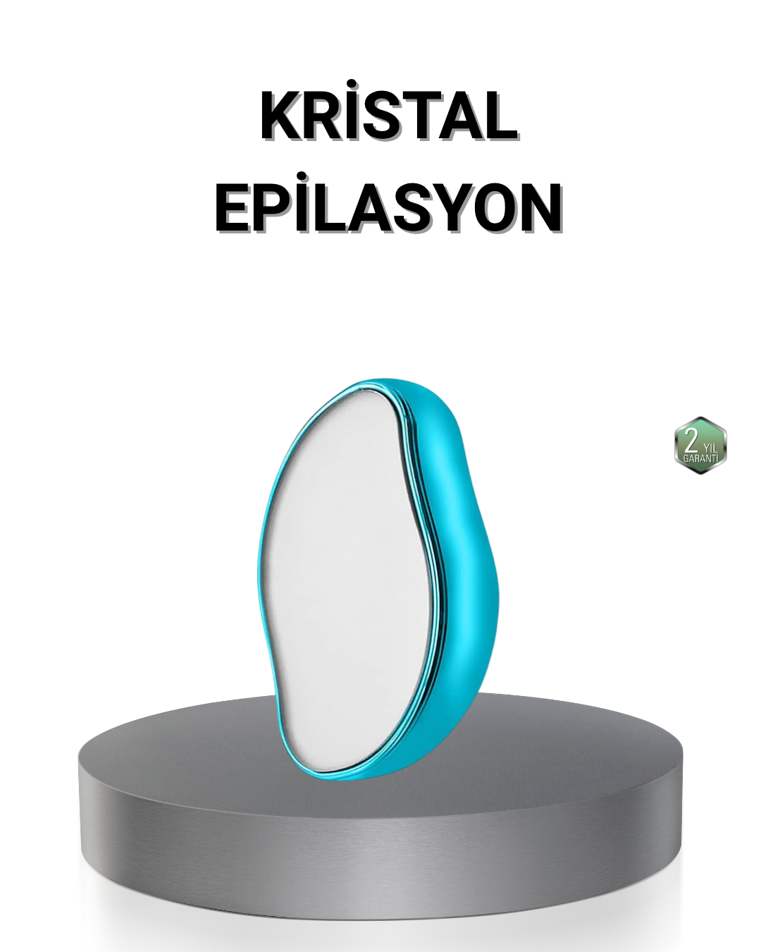 Kristal Tüy Alıcı Epilatör Kremsiz Kullanım Yüz ve Vücu...