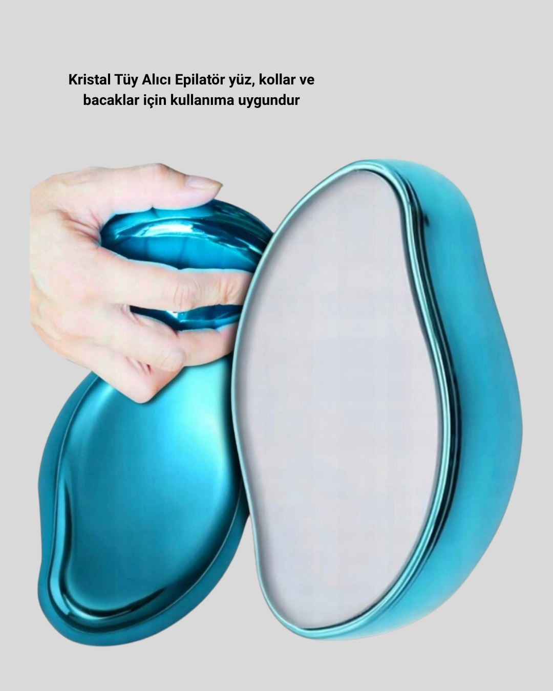 Kristal Tüy Alıcı Epilatör Kremsiz Kullanım Yüz ve Vücut İçin
