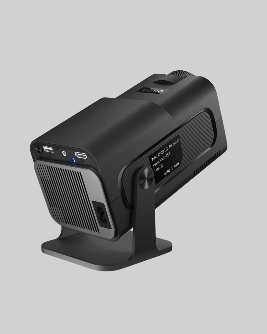 Akıllı Projeksiyon Cihazı HDMI USB Bağlantılı Taşınabilir Enerji Tasarruflu