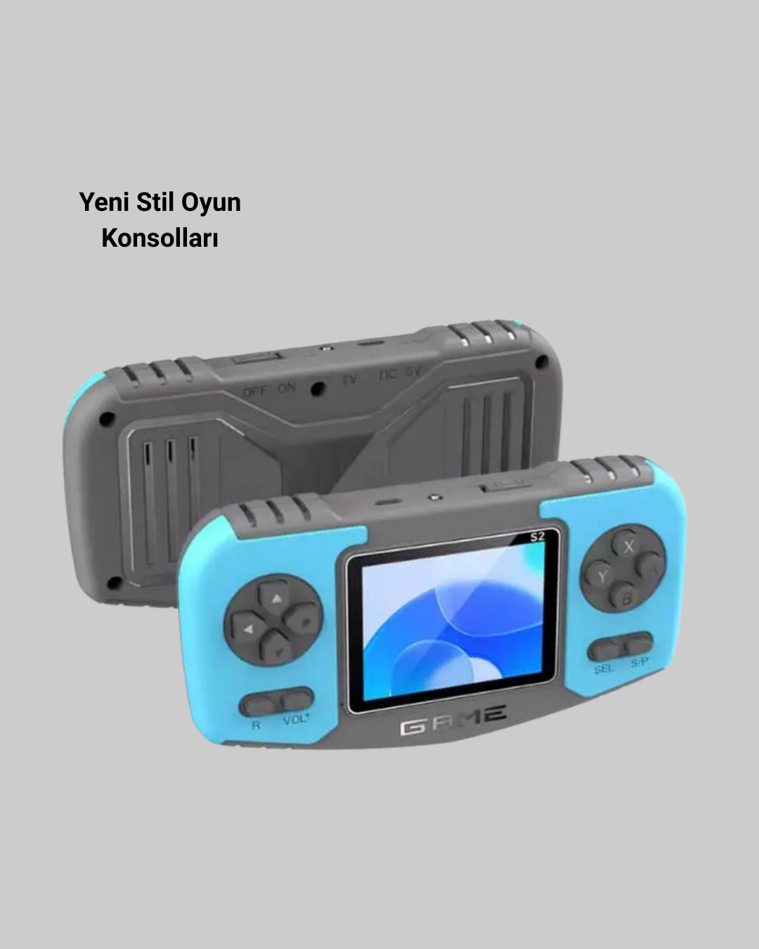 Çocuklara Özel Retro Oyun Konsolu Portatif Eğlence Cihazı