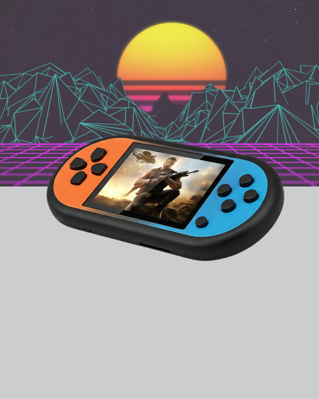 Retro 520 Oyunlu Taşınabilir Konsol HD Ekran USB Şarjlı