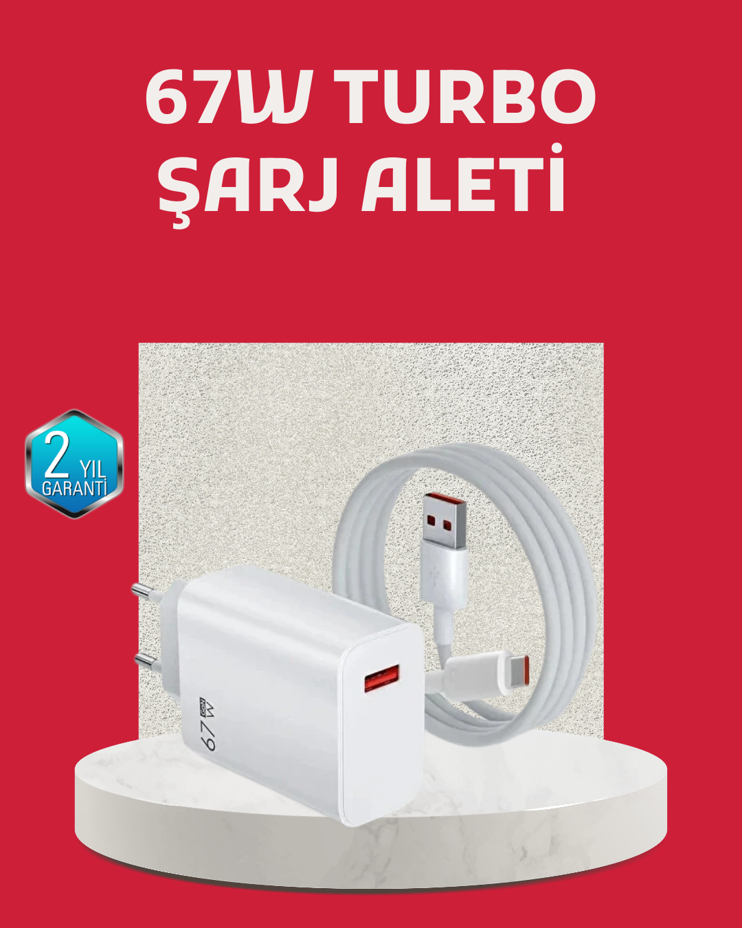 67 Watt Turbo Şarj Cihazı Motorola G30 G