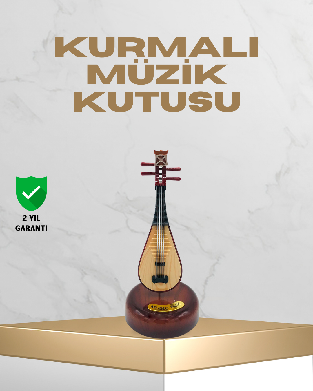 Ud Sembolü Müzik Kutusu Estetik Tasarım Melodi Destekli